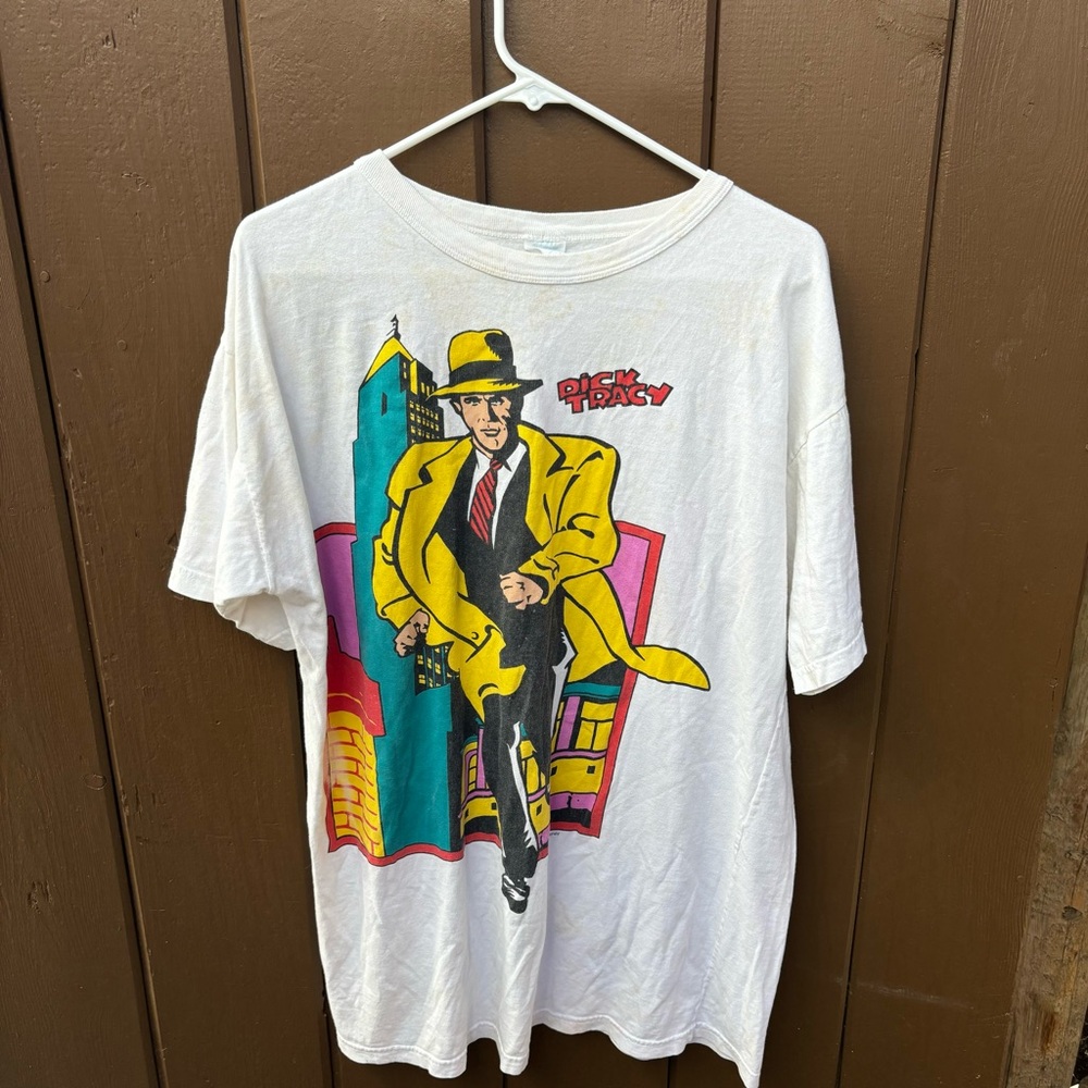 vintage Dick Tracy mens t shirt size Medium